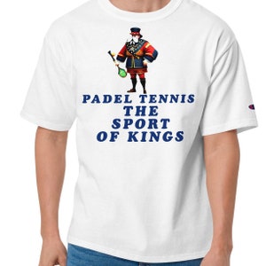 Padel Tennis Shirt Men&#39;s Champion T-Shirt, Paddle Tennis Gift, Padeltennis Tshirt, Padel Tennis Clothing Gift Dad Husband, Gift For Padel Pl