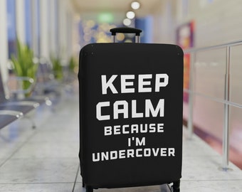 Luggage Cover Suitcase Protector, Suitcase Covers Luggage Trolley, Protective Luggage Covers, Keep Calm Theme, Security Safety Cover