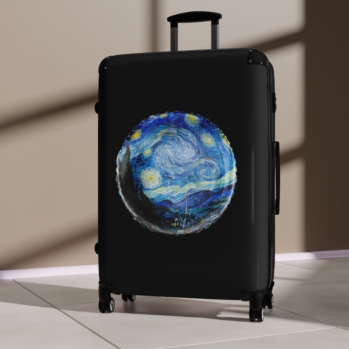 ゴッホ 星月夜 スーツケース、星月夜 イメージ ギフト、ゴッホ 絵画