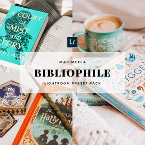 BIBLIOPHILE | Lightroom Preset Pack | 16 Various Aesthetic Bookstagram Presets