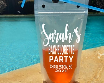 Bolsas para bebidas, Bolsa para bebidas para despedida de soltera, Bolsas para bebidas personalizadas, Recuerdo de despedida de soltera