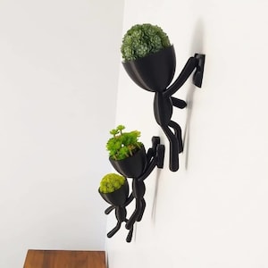Adventurer Planter Trio | Plant Buddy “Trio” | Plant Holder | Unique Gift | Home Decor | Mini Wall Bob Planter