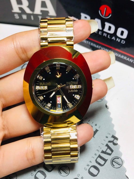 vintage rado jubile black ladies watch with round face vintage rado jubile black ladies watch with round face