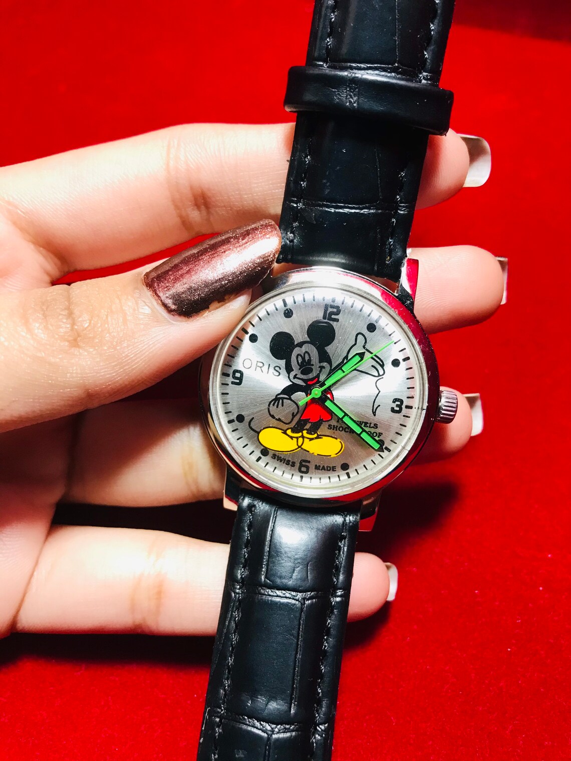 oris mickey mouse watch