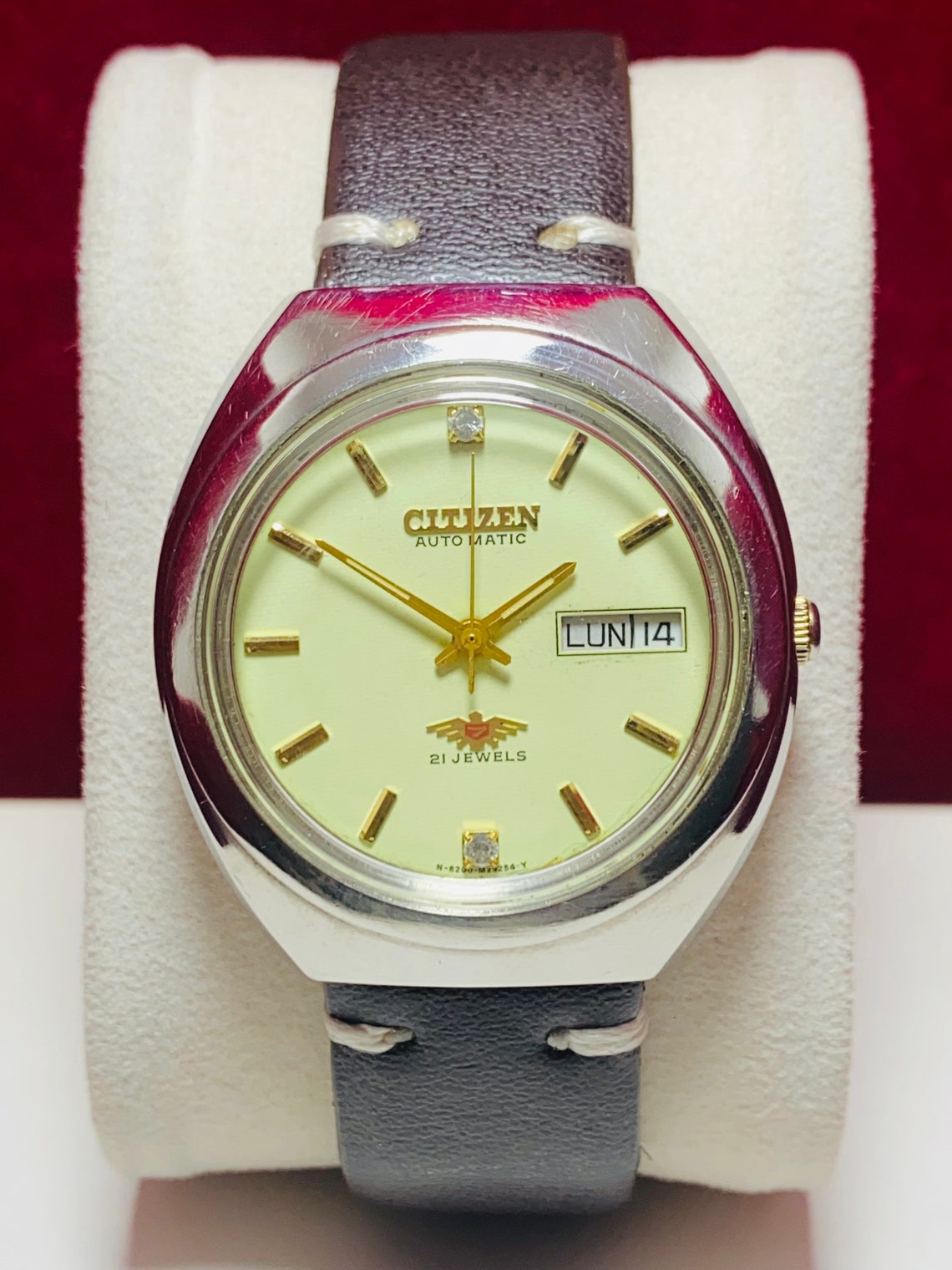 Vintage Citizen automatic 21 jewel day & date mens wrist Etsy