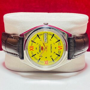 seiko yellow dial chronograph