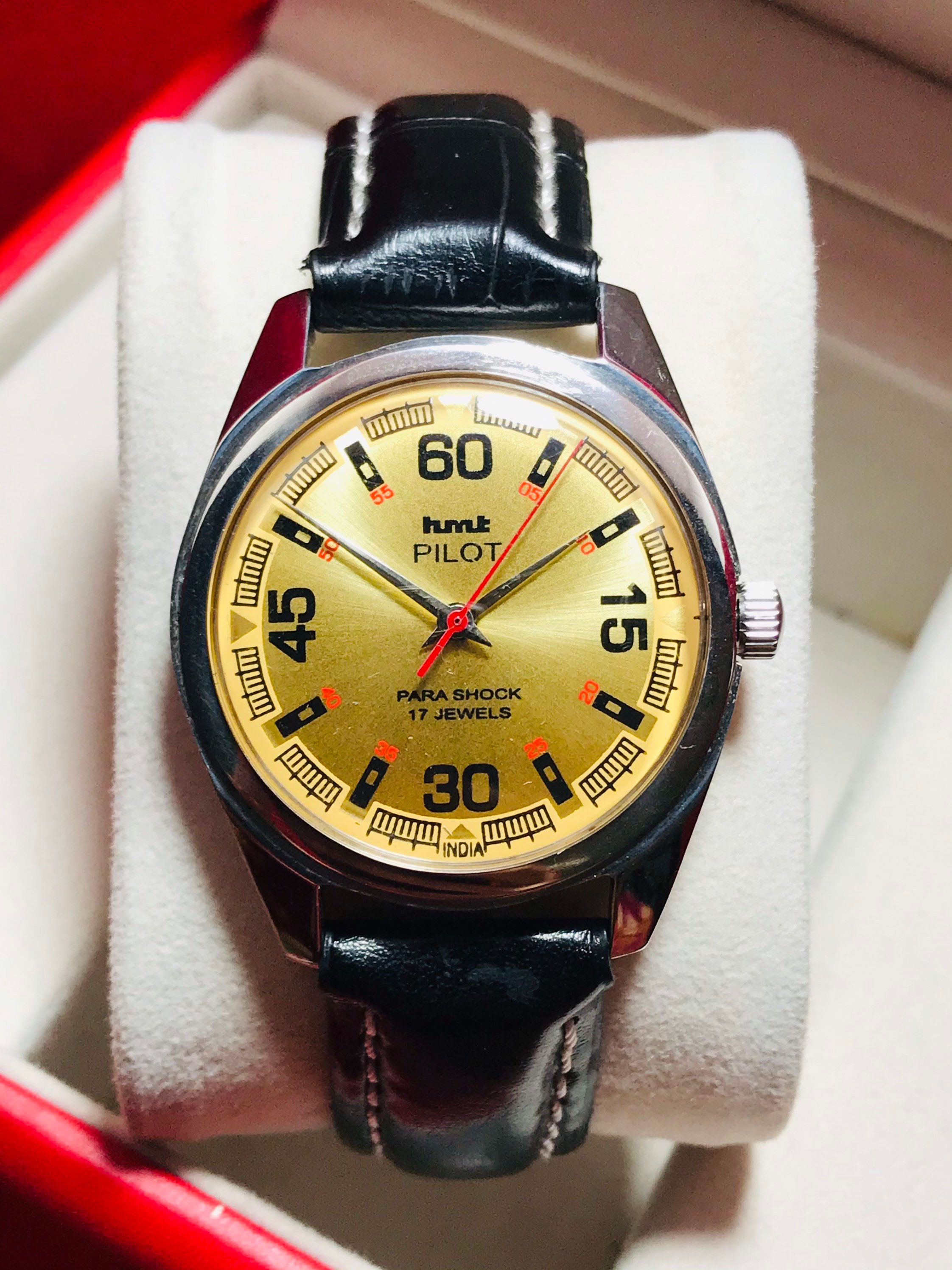 hmt pilot yellow dial
