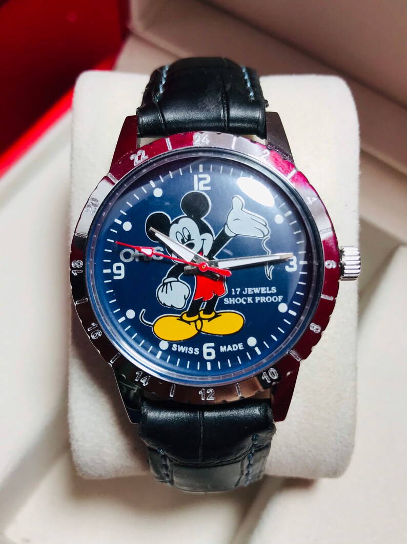 oris mickey mouse watch