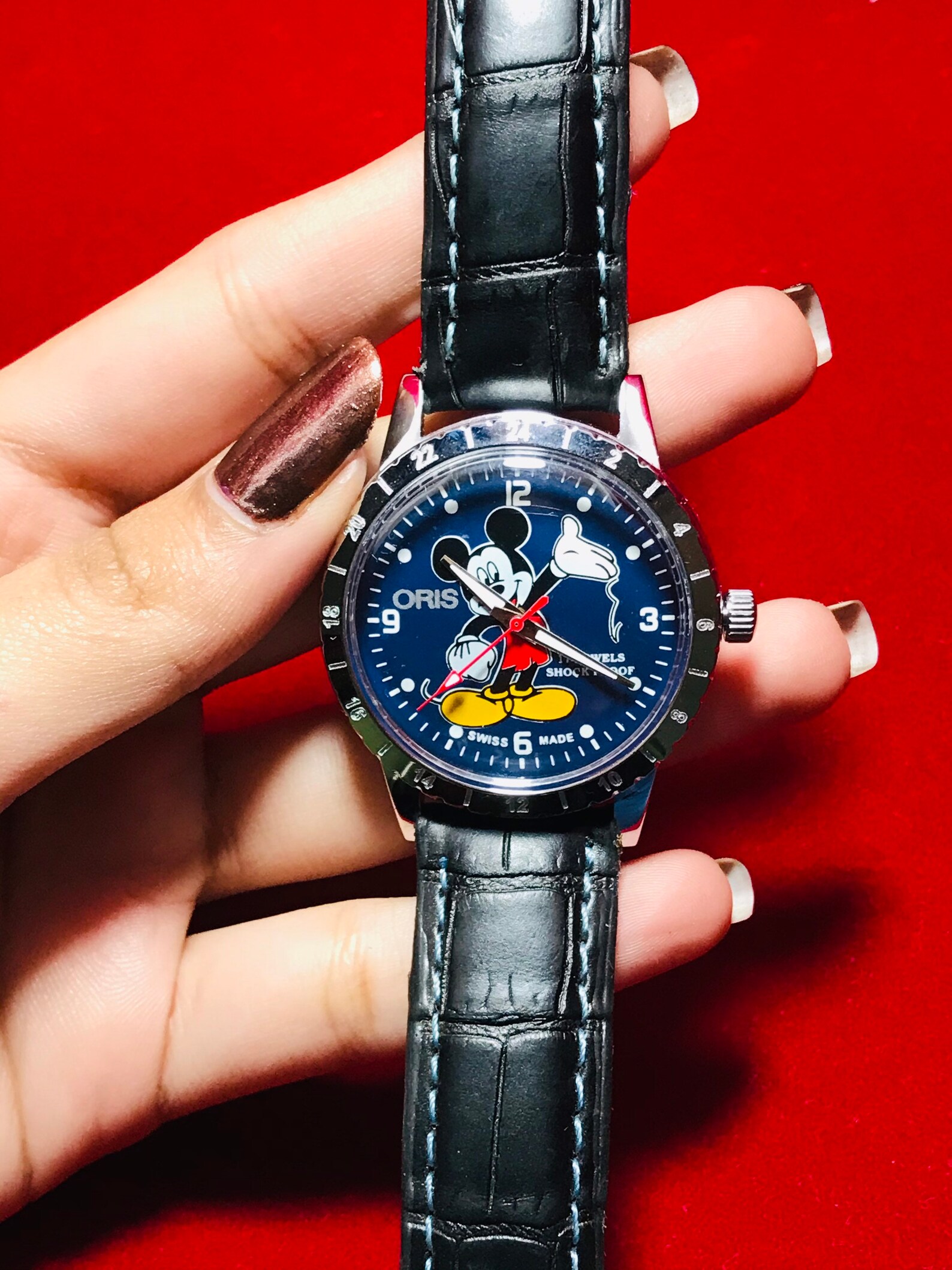 oris mickey mouse watch