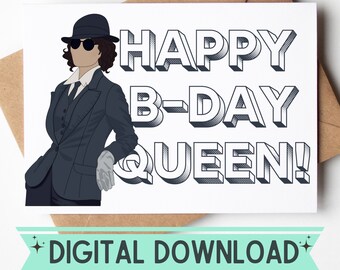 Peaky Blinders Happy Birthday Card Etsy Espana