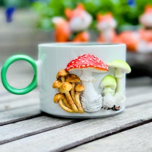 Mushroom Mug: Amanita, Death Cap, Honey Fungus Design