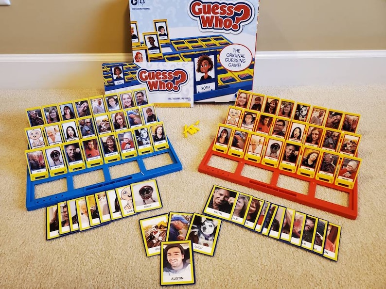 Personalized/custom Guess Who Board Game Etsy