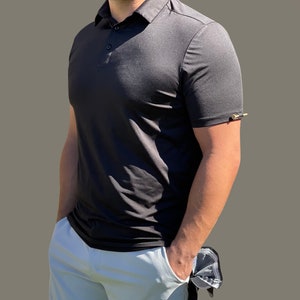 Golf Polo with Tee Holder and Attachment for Glove!