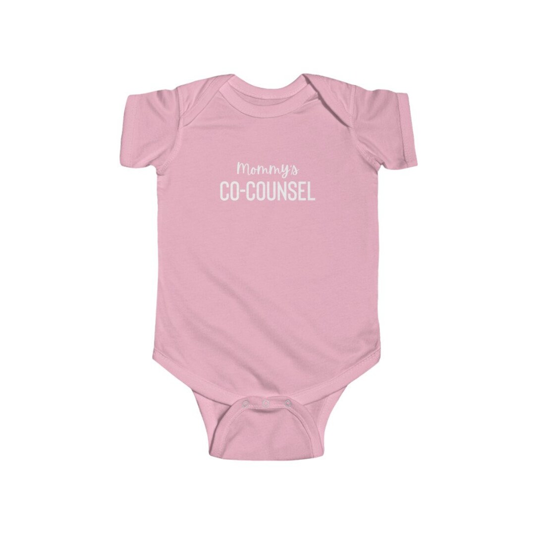 Lawyer Baby Onesie Mommy's Cocounsel Baby Jumpsuit Gift for Lawyer Etsy