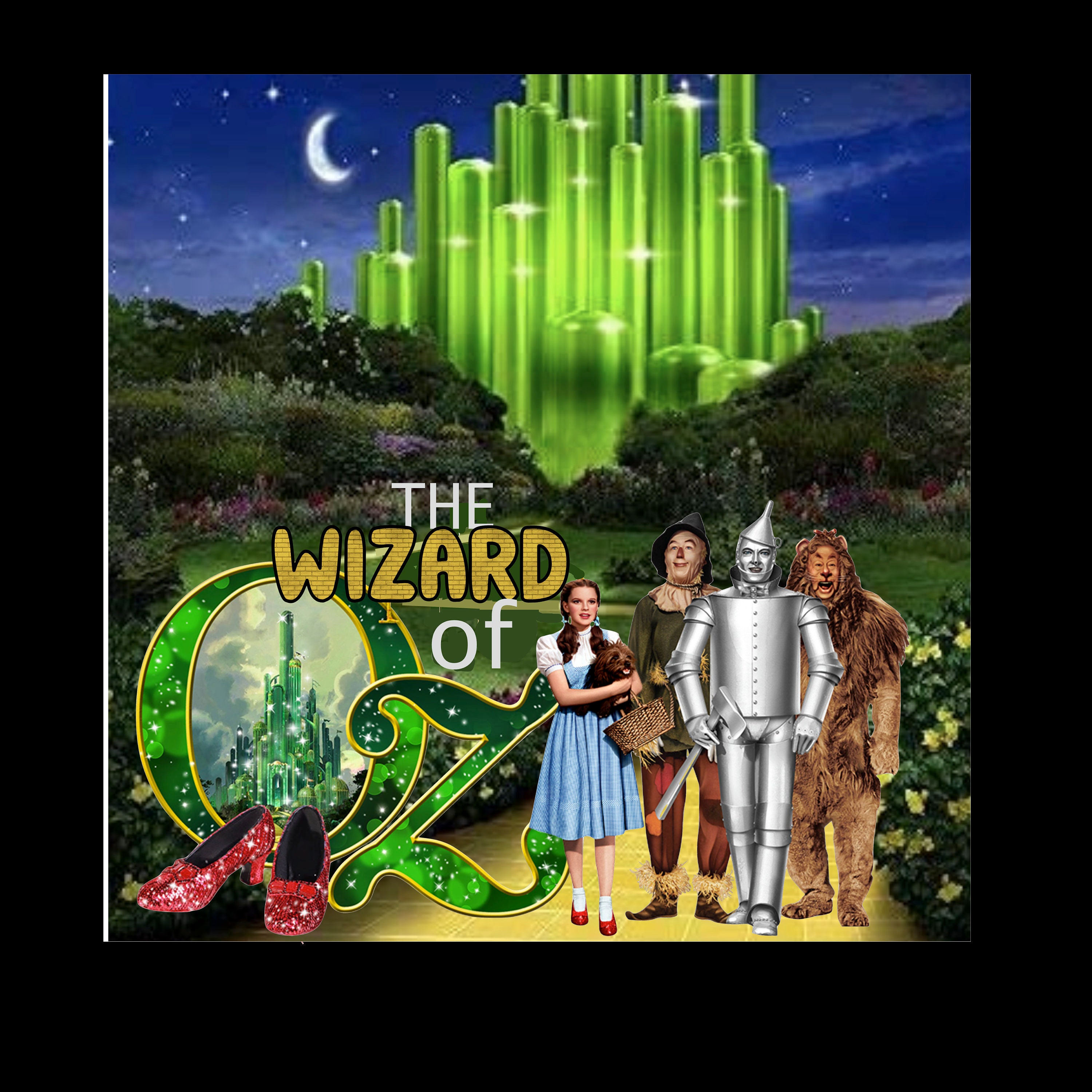 Wizard of Oz 20 oz skinny and tapered tumbler png for Etsy