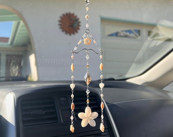 Beach Suncatcher Car charm / Home decor / Hanging decor / Beach decor / Beach suncatcher