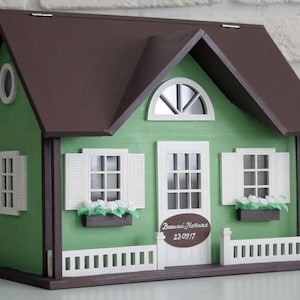 Set of 10 Laser cut Doll house 3d house SVG EPS DXF