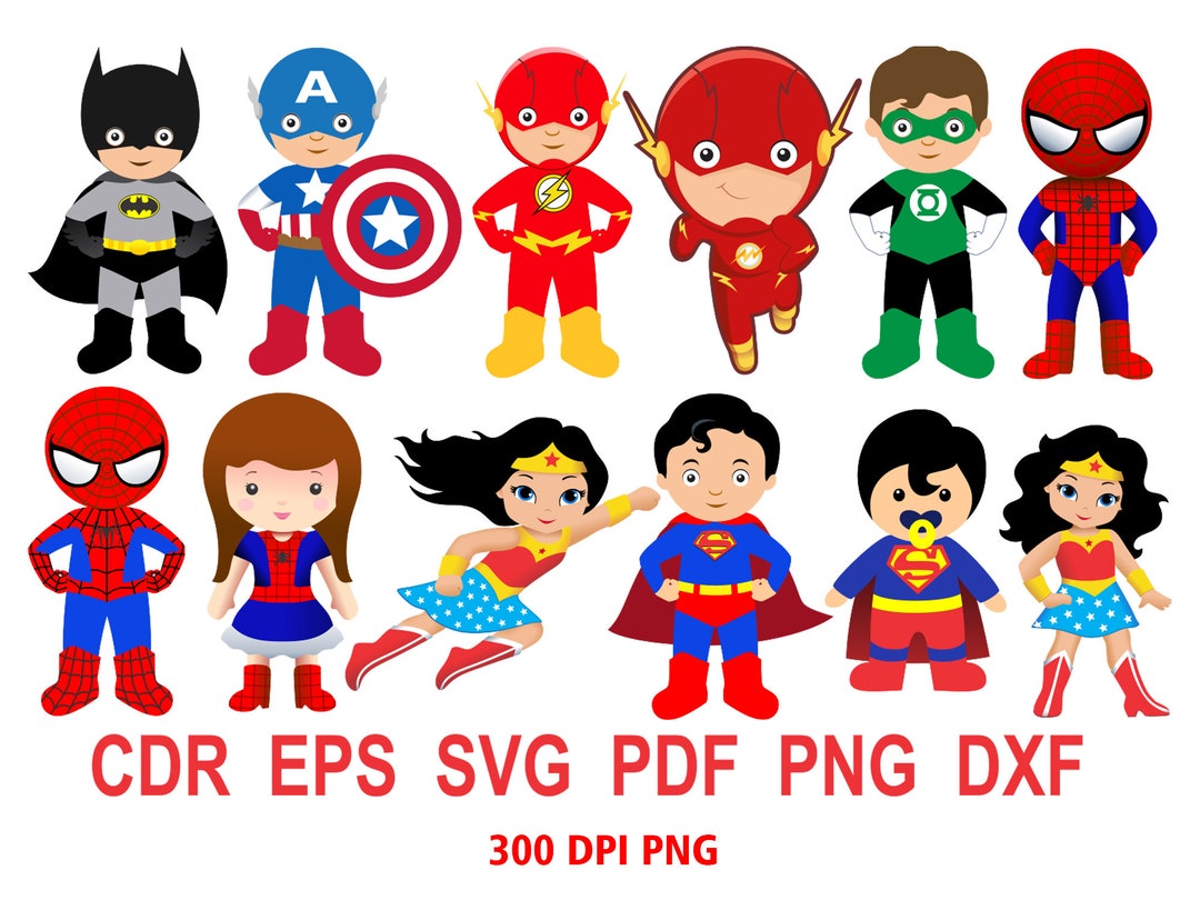 Baby Superhero SVG Bundle, Baby Avengers SVG Bundle, Baby Super Hero ...