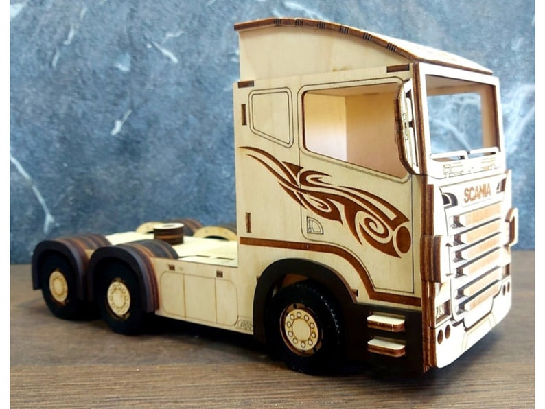 Laser Cut Scania LKW R580 3D Puzzle SVG DXF EPS sofortiger Etsy Österreich