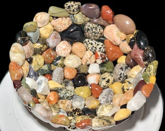 You choose your favorite bowl! 13" Handmade Rock Platter, Fruit Bowl, Rock Home Decor, Rock Decor, Pure Michigan, Michigan Great Lake Beach