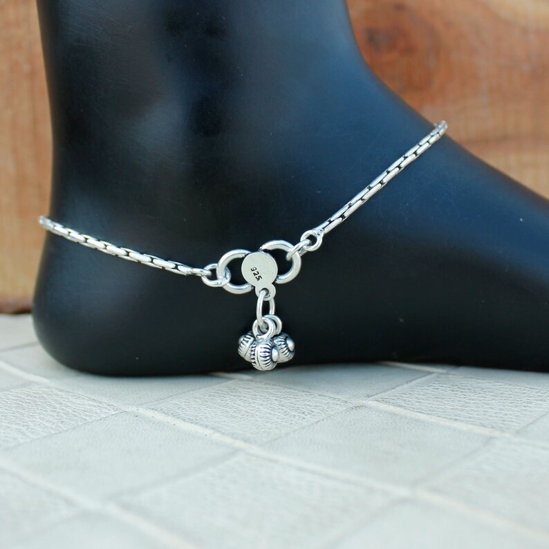 beach anklet beach jewelry 1 pair 925 Sterling silver everyday anklet delicate anklet minimalist anklet silver anklet Ankle bracelet