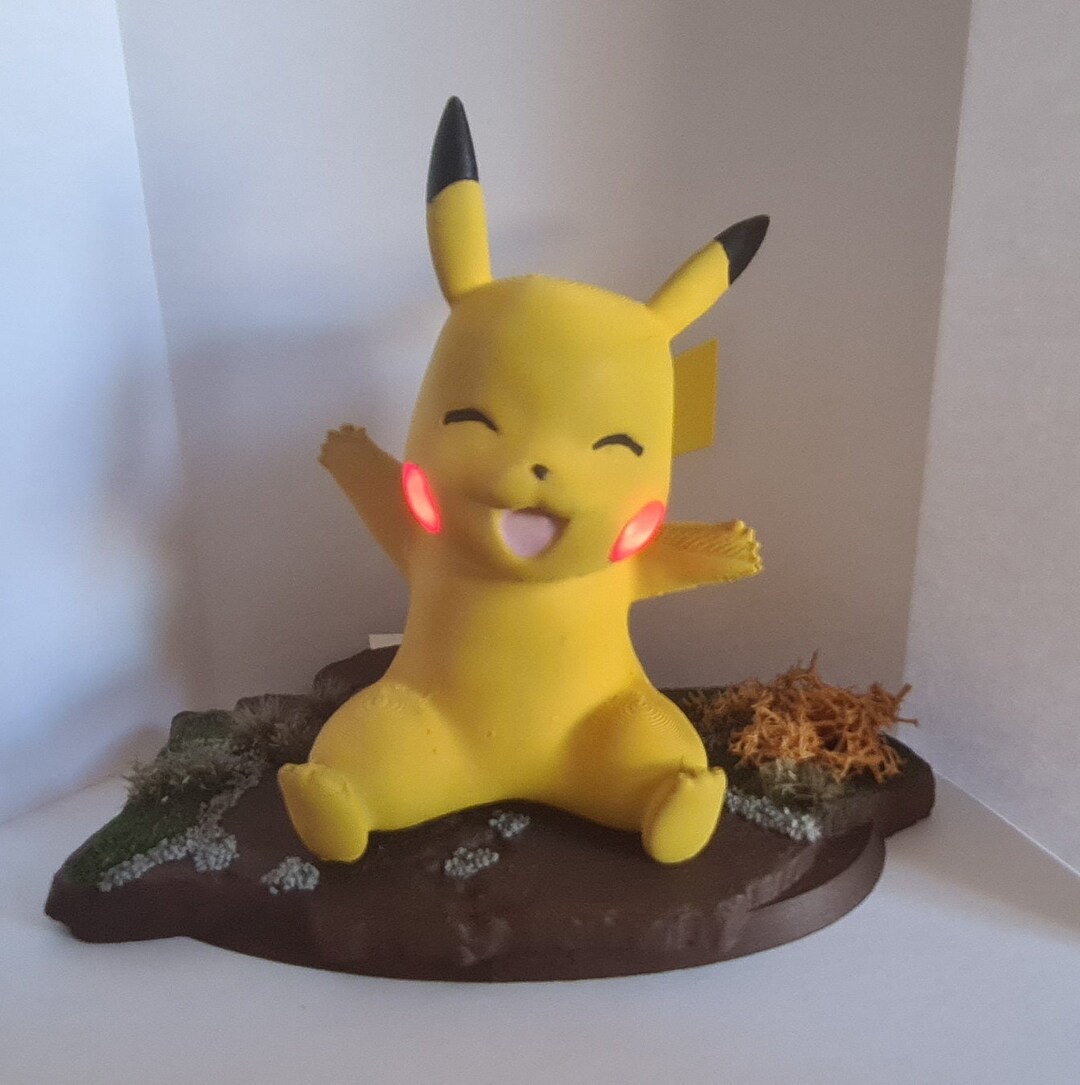 Pikachu Led Mask Pikachu With Led Effects - Etsy