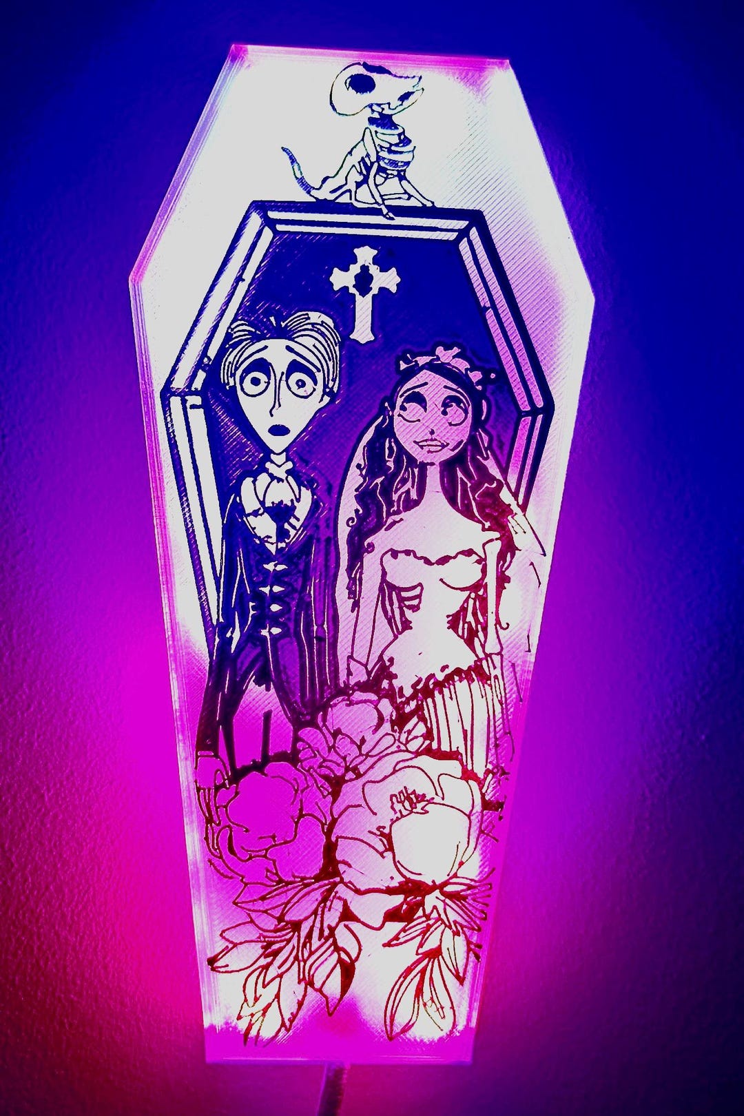 Corpse Bride Lithophane Wall Light - Etsy