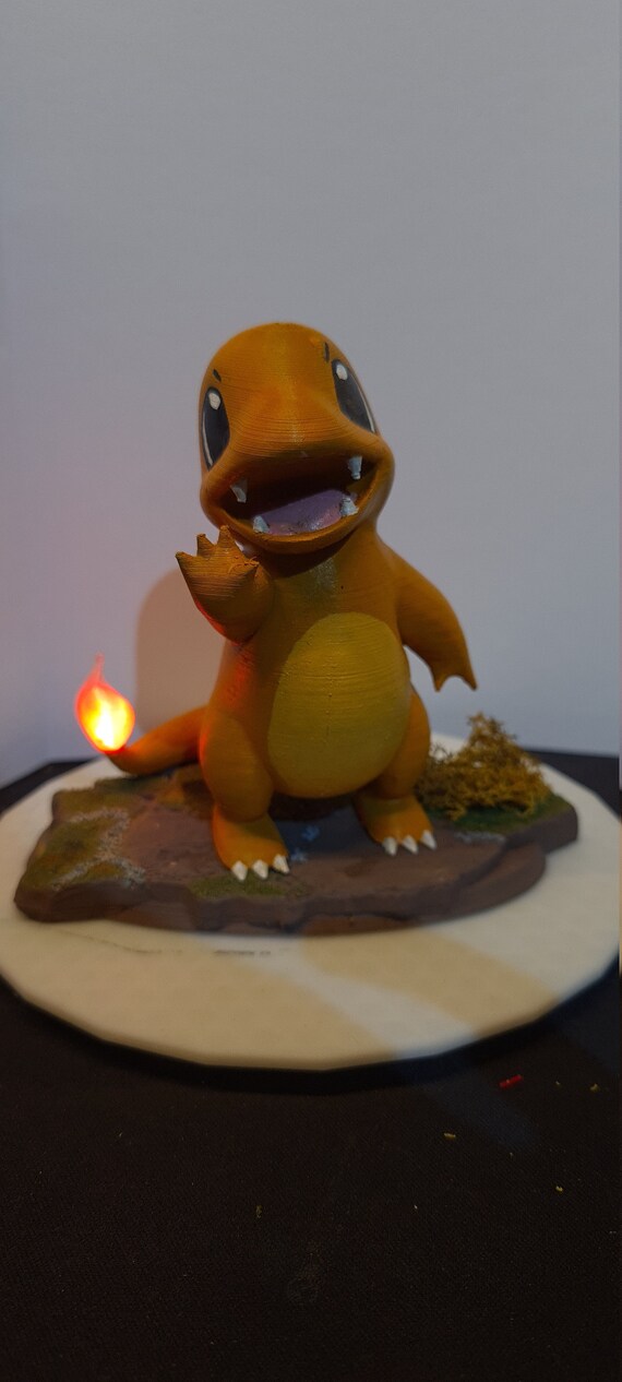 Charmander With Flickering Tail Etsy