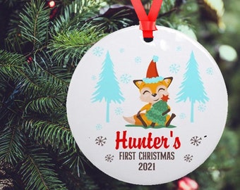 First Christmas, Baby's First Christmas, Personalized Ornament