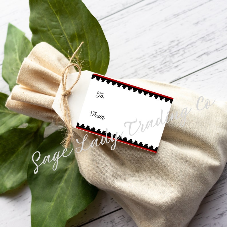 Gift Tag INSTANT DOWNLOAD PRINTABLE Navajo Basket Design | Etsy