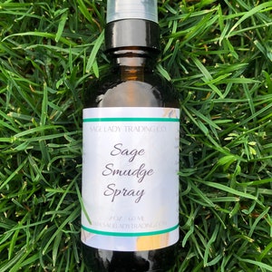 Sage Essential Oil Smokeless Smudge Spray; Native Owned Shop; Smokeless Smudge; Room Spray; Small Gifts; Gift for Her; Gift for Him