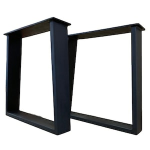 2x Steel legs for industrial table. iron legs industrial table, pieds en fer industrial table patas de hierro industrial