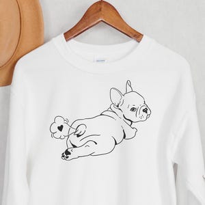 Französische Bulldogge Sweatshirt, Tierliebhaber Shirt, Geschenke für Tierliebhaber, süße Tiere, Frenchie Hund Sweatshirt, süßes Haustier, Hundemutter Pullover