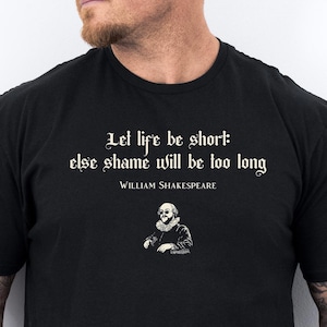 William Shakespeare Quote Shirt, Book Reader Tees, English Teacher Gift, Literary Shirt, Battle of Wits, Shakespeare Shirt, Literature Gift