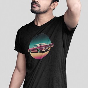 Lowrider Shirt, Los Angeles TShirt, Lowrider Clothing, Chevrolet Impala Tee, Chevy Ipmala T-Shirt, 63 Impala shirt, Car Gift Ideas
