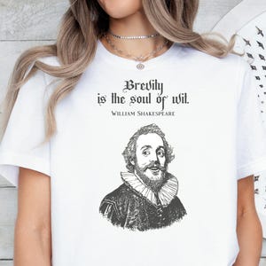 William Shakespeare Quote Shirt, Book Reader Tees, English Teacher Gift, Literary Shirt, Battle of Wits, Shakespeare Shirt, Literature Gift