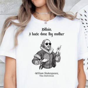 William Shakespeare Quote Shirt, Book Reader Tees, English Teacher Gift, Literary Shirt, Battle of Wits, Shakespeare Shirt, Literature Gift