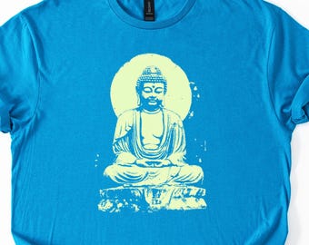 Maglietta Buddha, regalo motivazionale, maglietta yoga, maglietta da meditazione