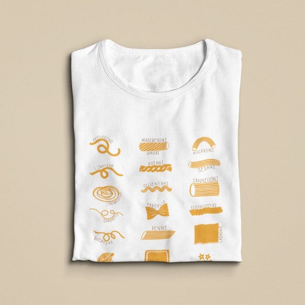 Italian food lover Gift,  Foodie Tshirt,Cute Pasta Shirt,  Italian Gifts, Foodie Gift, Pasta Eating Gift, Gift For Nonna, Cannelloni. Penne