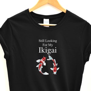 Una ragione per essere camicia Ikigai, filosofia giapponese, regalo di realizzazione personale, significato dello scopo della vita, terapia e miglioramento personale