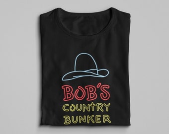 Bob's Country Bunker Shirt, Kultfilm Tshirt, Movie Night Tee, 80er Jahre Retro Film Tshirt