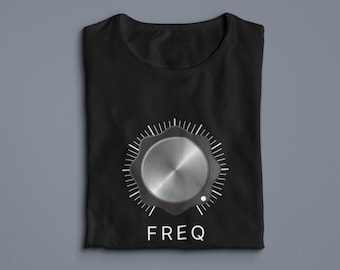 Freq, Synthesizer Shirt, Beat Maker Gift, Music Producer Tee, Techno Tshirt, Music Gift, EDM T-Shirt, Analog Synth Shirt, Dj Shirt