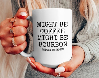 Regalo para amantes del bourbon, Taza de bourbon, Taza con mensaje divertido, Taza de café divertida, Regalo para amantes del bourbon, Taza de café para hombres, Regalo divertido para amantes del bourbon