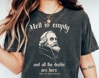 Shakespeare Quote T-Shirt, Literary Gift, Book Reader Tee