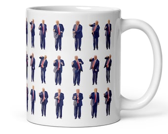 POTUS 45 Dance Mug, Trump Dance Mug, Save America Coffee Cup, Trump 2024 Mug, Trump 45/47, America First Mug, Funny Trump MAGA Gift