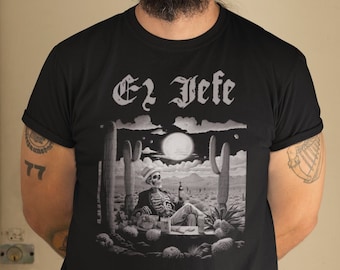 El Jefe Shirt, The Boss T Shirt, Dia del Padre Cool Gift for Latin Dad, Cholo Dad Funny Tshirt, Cinco De Mayo Shirt, Mexican Humor Tee