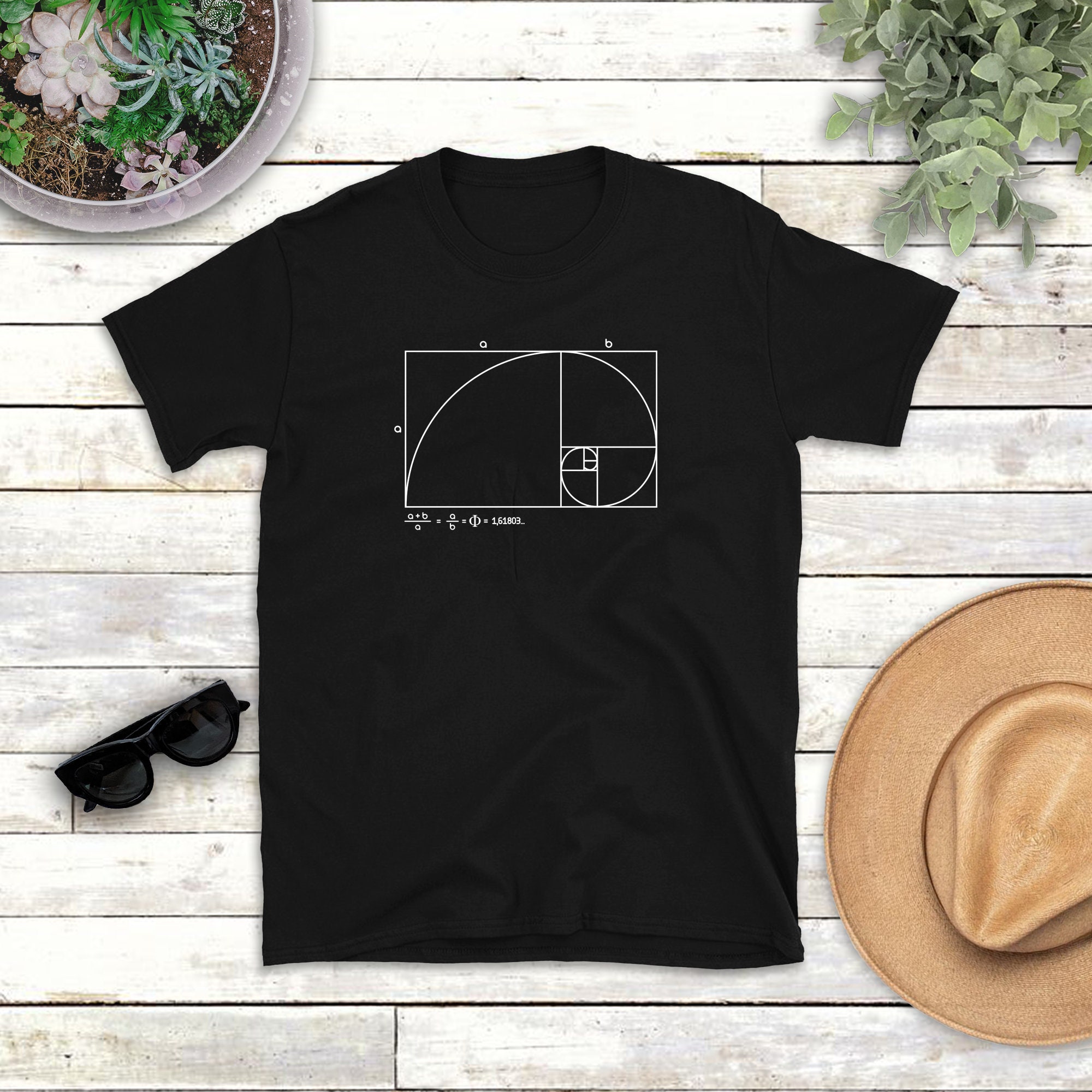 Fibonacci Shirt \u2219 Math Art \u2219 Science Engineer Shirt \u2219 Nerdy Tshirt \u2219 Golden Ratio Shirt \u2219 Mathematics \u2219 Golden Spiral \u2219 Softstyle Unisex Tee