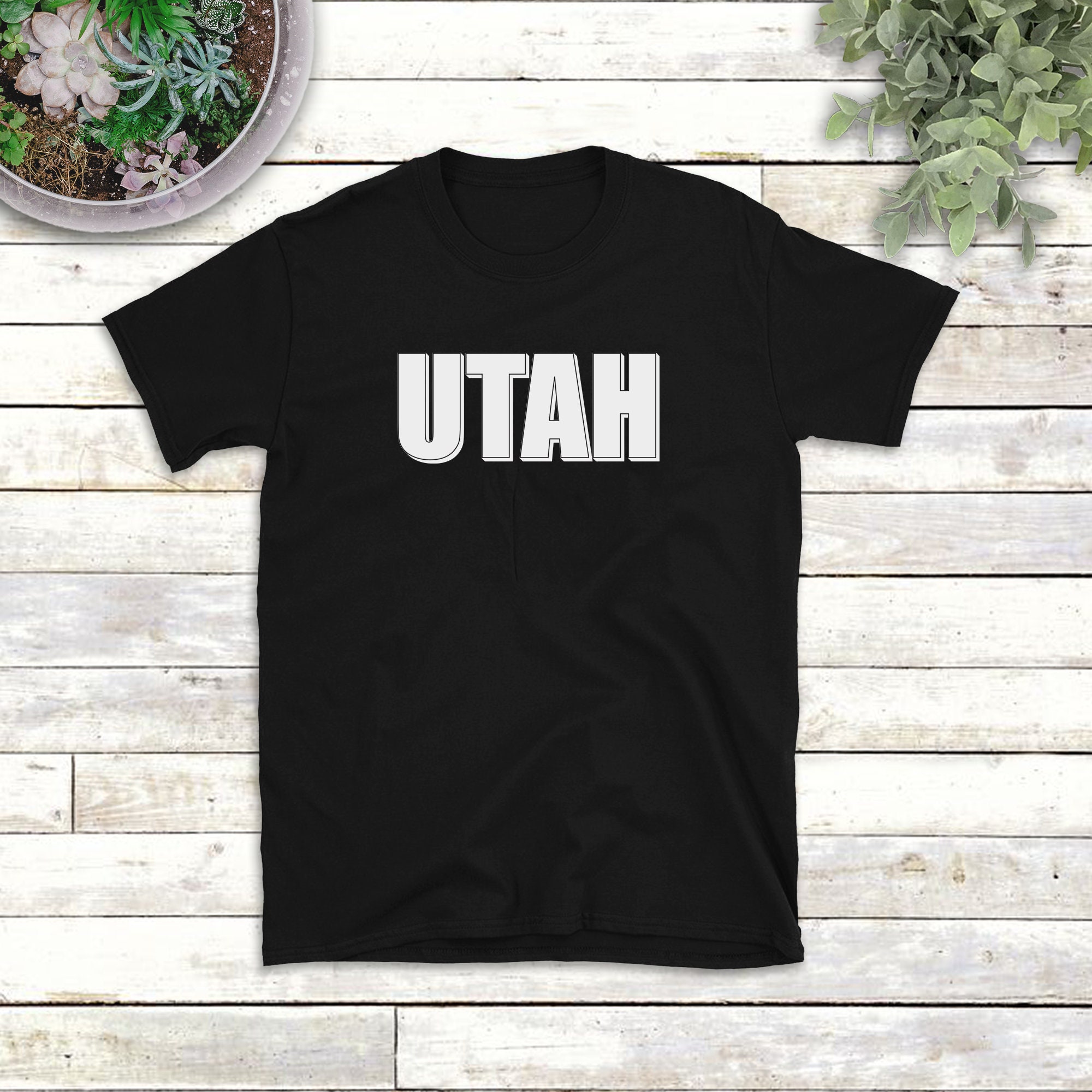 Utah Shirt Utah State Tshirt State Pride Tee Adventure Utah Etsy