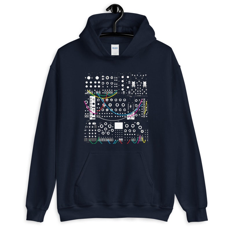 Synth Lover Synthesizer Hoodie Modular Synth Beat Maker Etsy