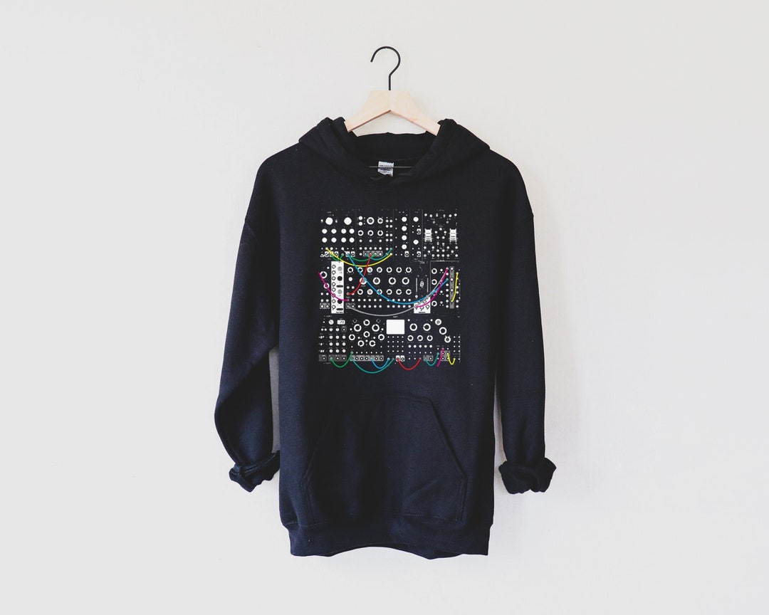 Synth Lover, Synthesizer Hoodie, Modular Synth, Beat Maker Gift, Music